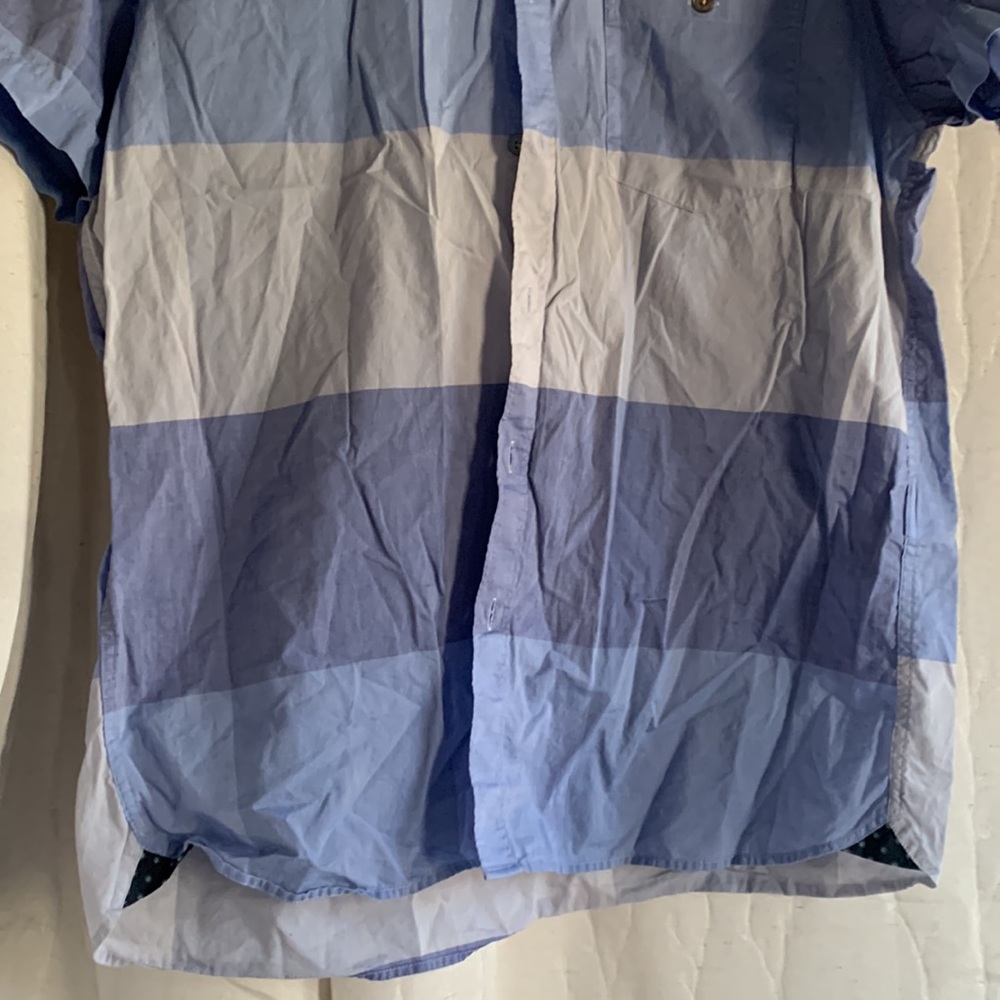 Ted Baker Slim Fit Short Sleeve Button Down Shirt S - Picture 3 of 6